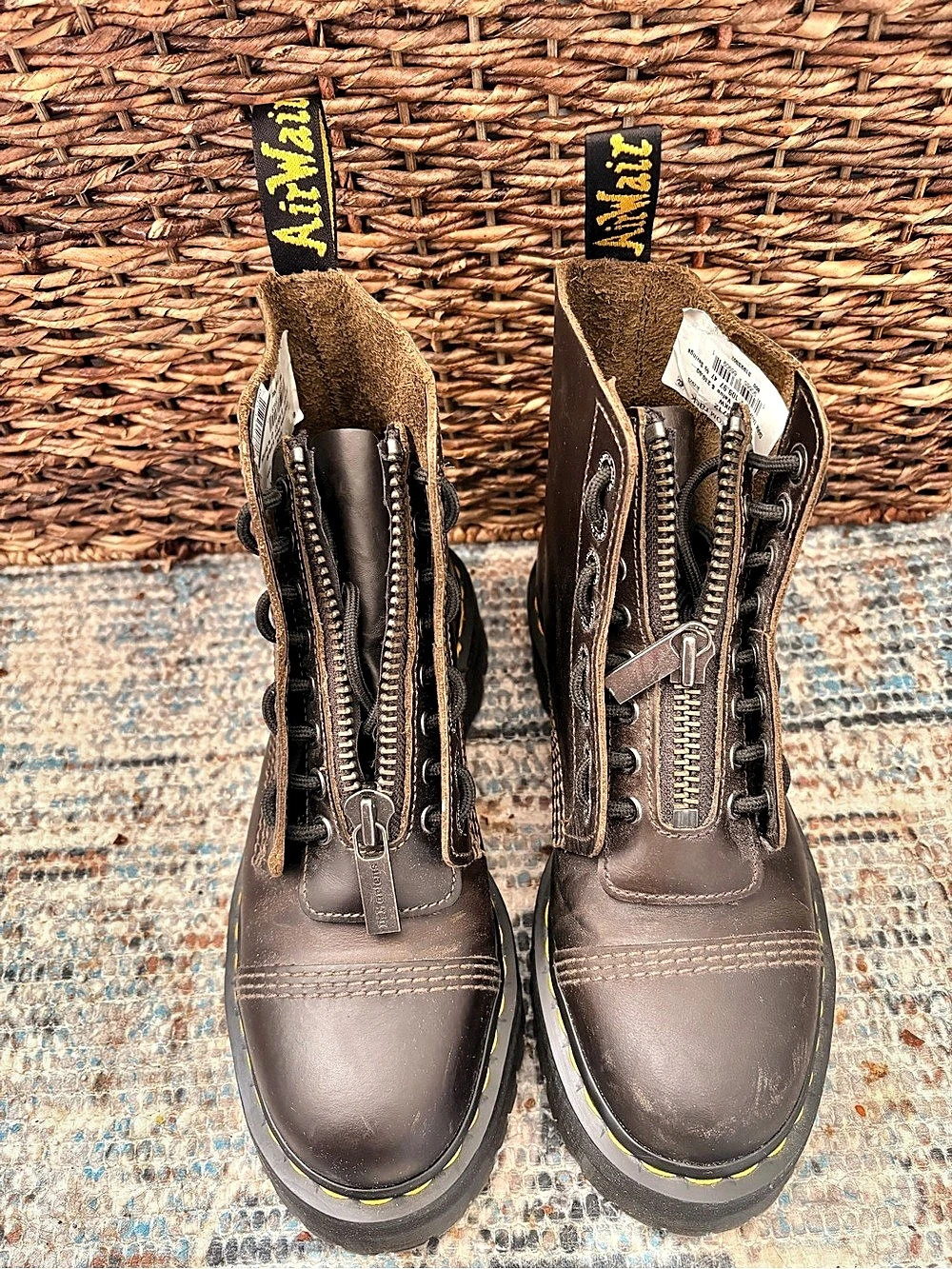 Dr. Martens Sinclair Platform Boots Brown US 8